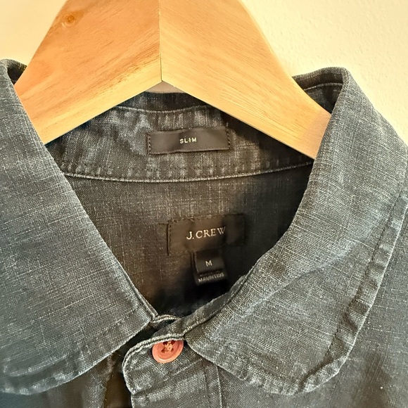 J. Crew Gray Casual Button Down Shirt - Slim Fit - Picture 2 of 5